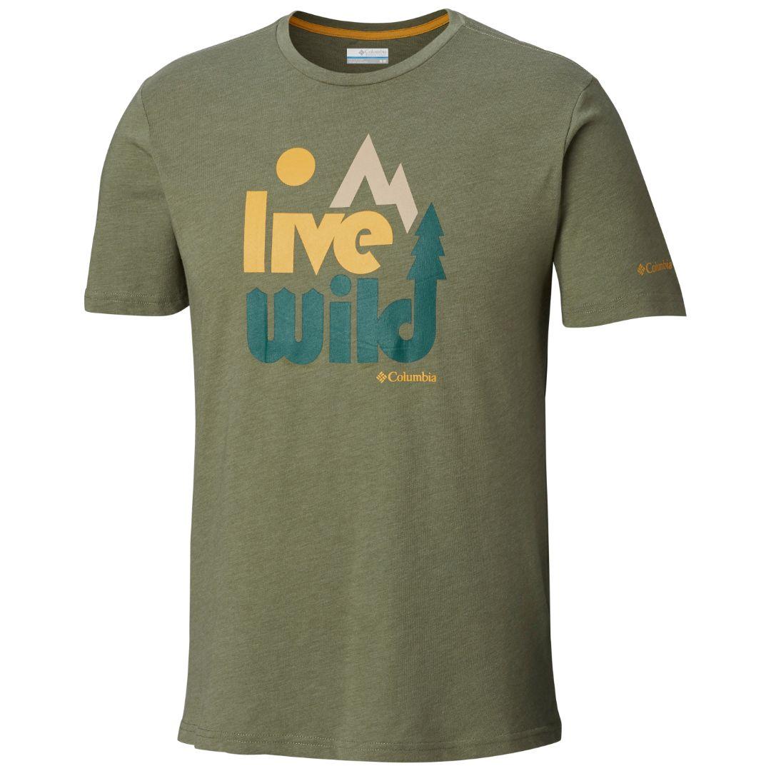 Columbia Men Green Terra Vale Tee