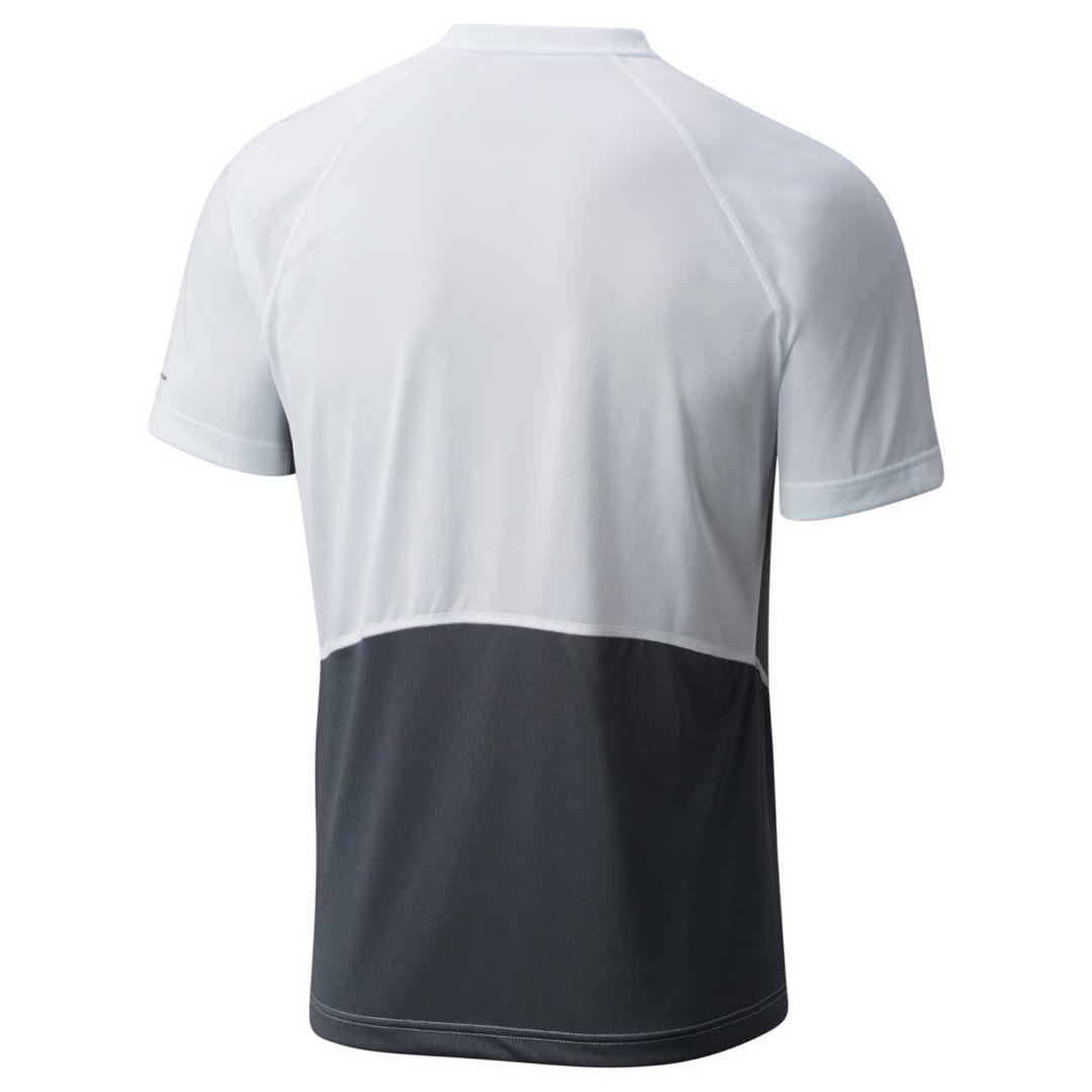 Columbia Men White Omni-Freeze Zero Chiller Tshirt