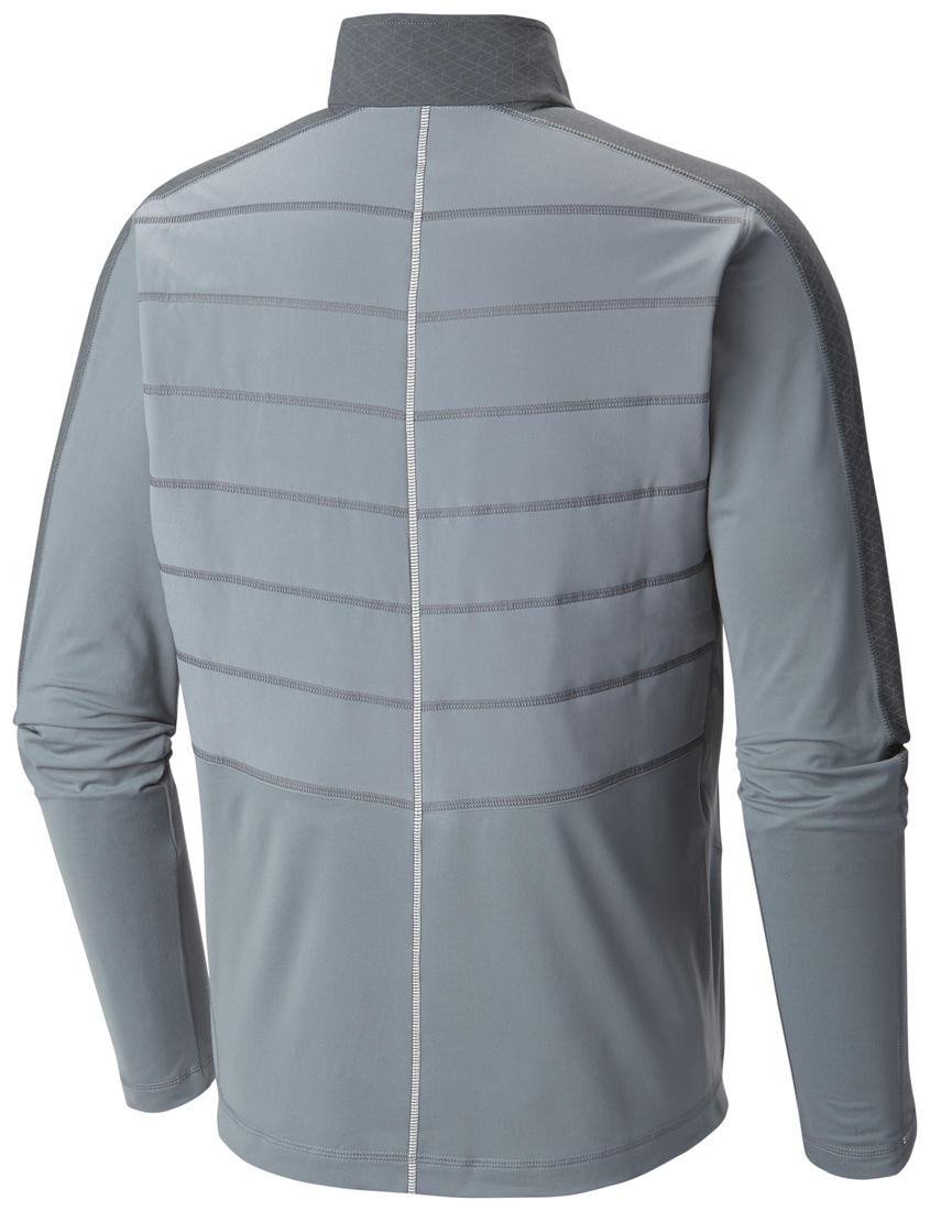 Columbia Men Grey Trail Flash Hybrid Jacket