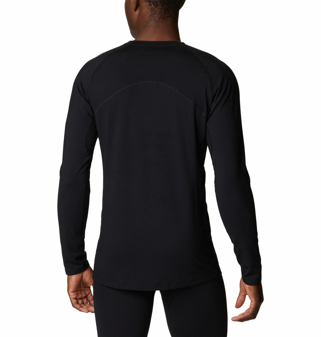 Columbia Mens Black M Omni-Heat Infinity Knit Long Sleeve Crew Baselayer Top