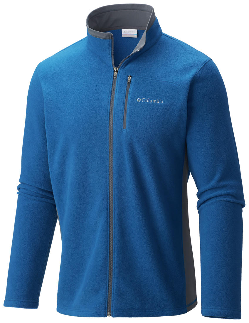 Columbia Men Blue Lost Peak Full Zip Fleece