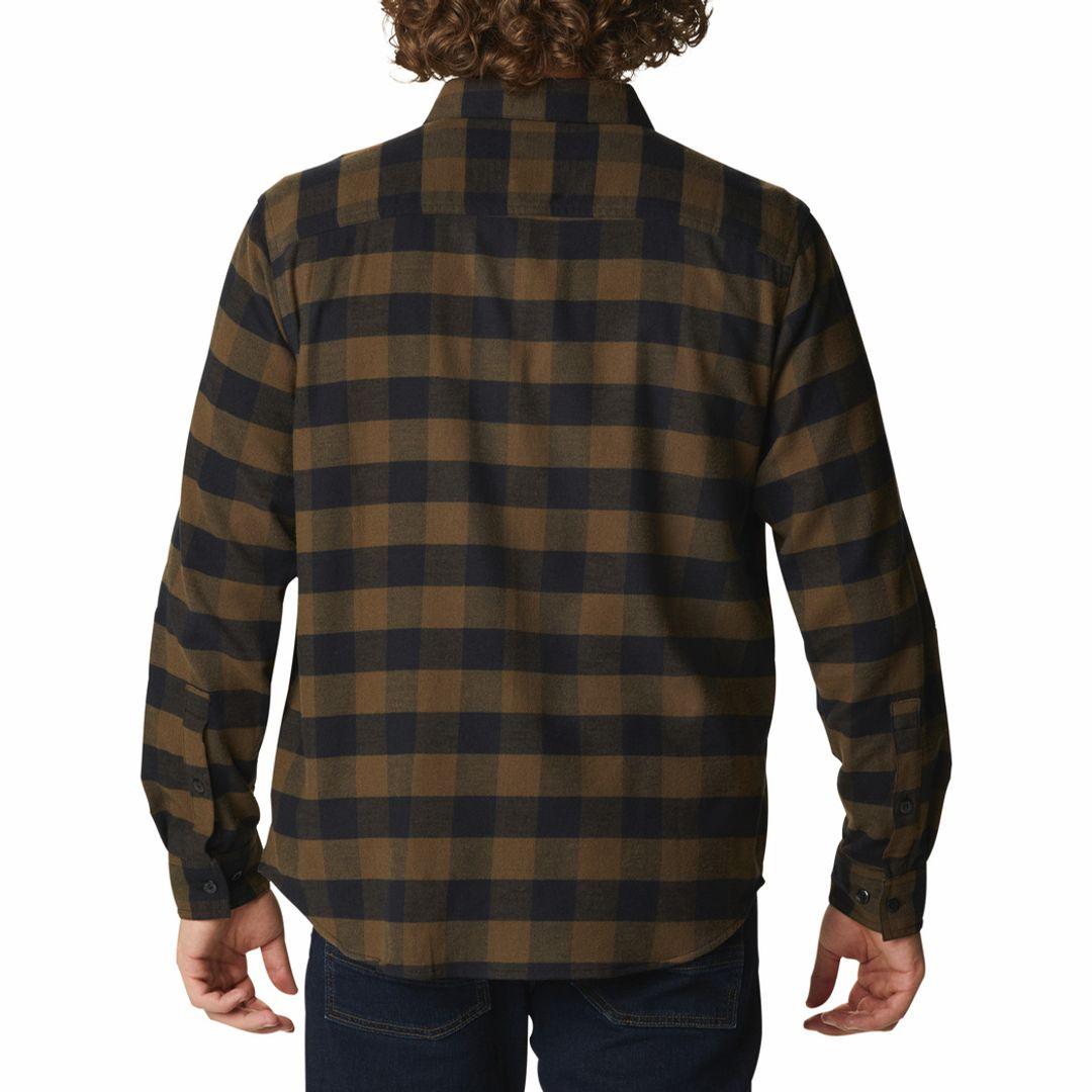 Columbia Men Green Cornell Woods Flannel Long Sleeve Shirt