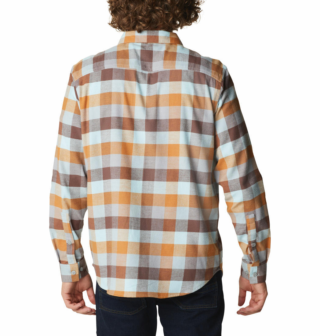 Columbia Men Multi Cornell Woods Flannel Long Sleeve Shirt