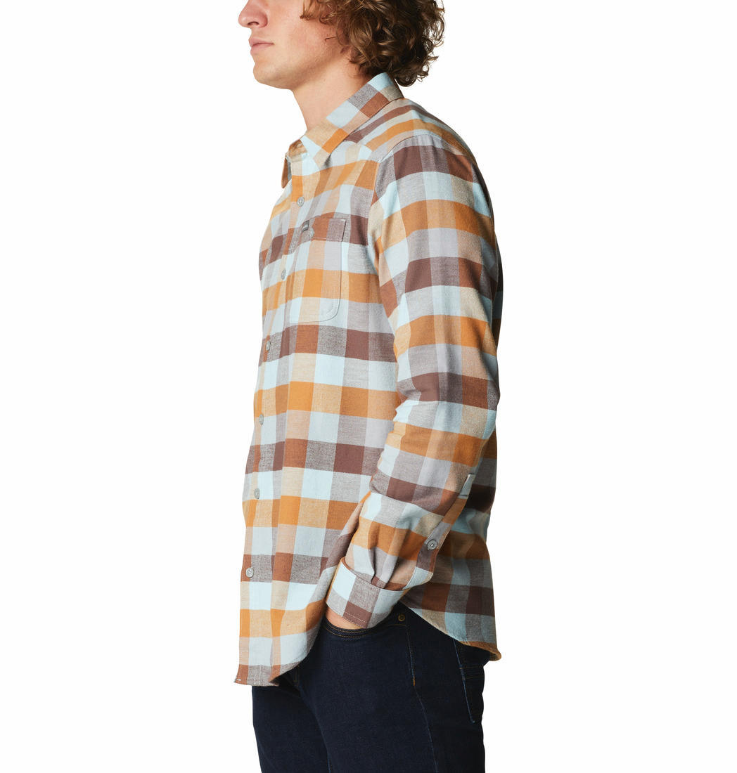 Columbia Men Multi Cornell Woods Flannel Long Sleeve Shirt