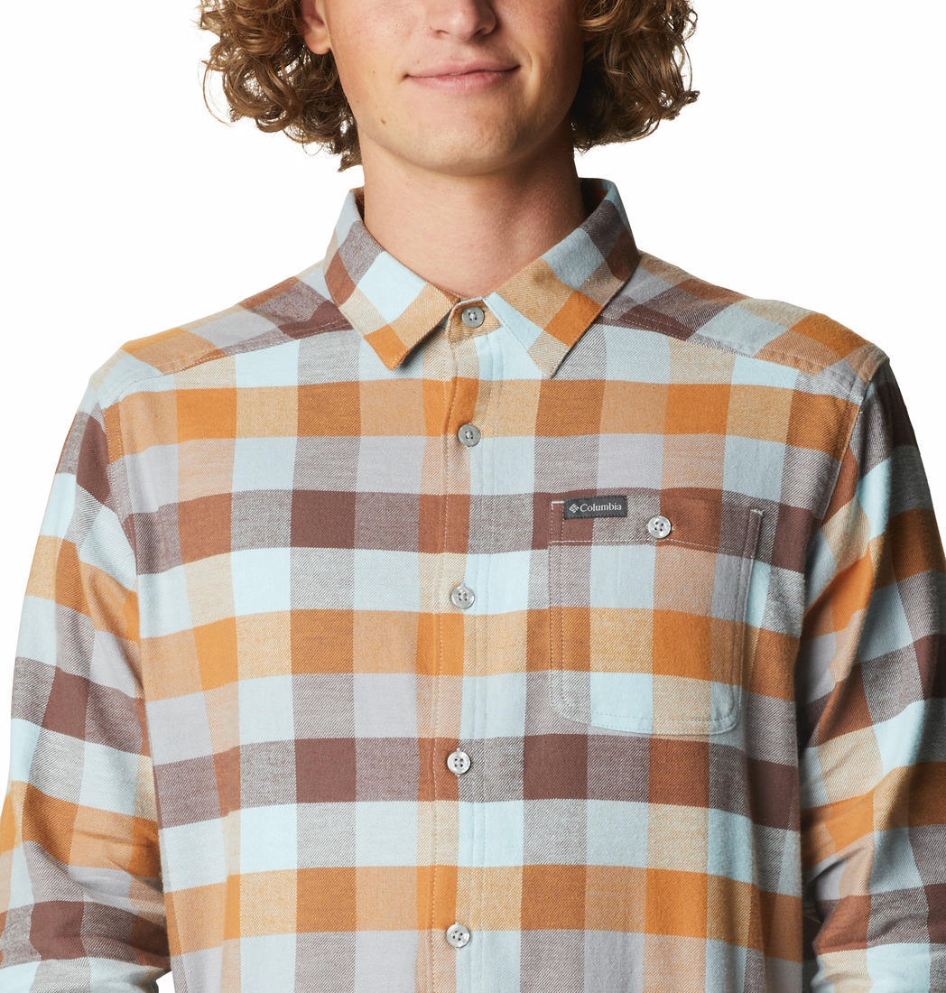 Columbia Men Multi Cornell Woods Flannel Long Sleeve Shirt
