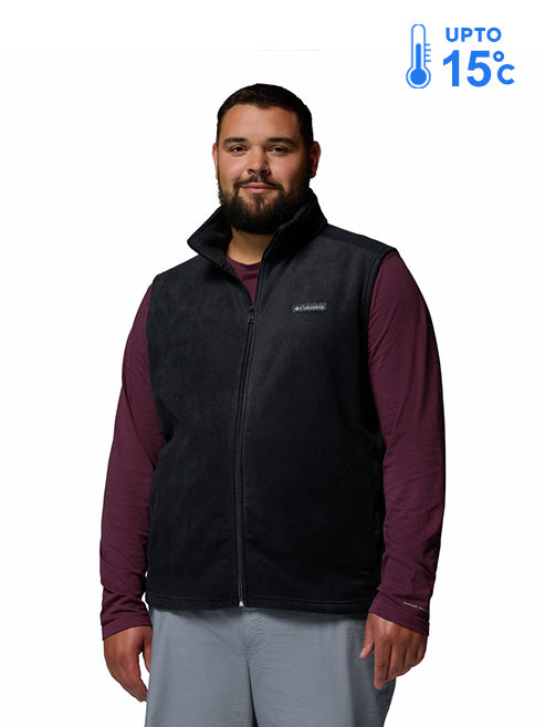 Columbia Men Black Steens Mountain Fleece Vest