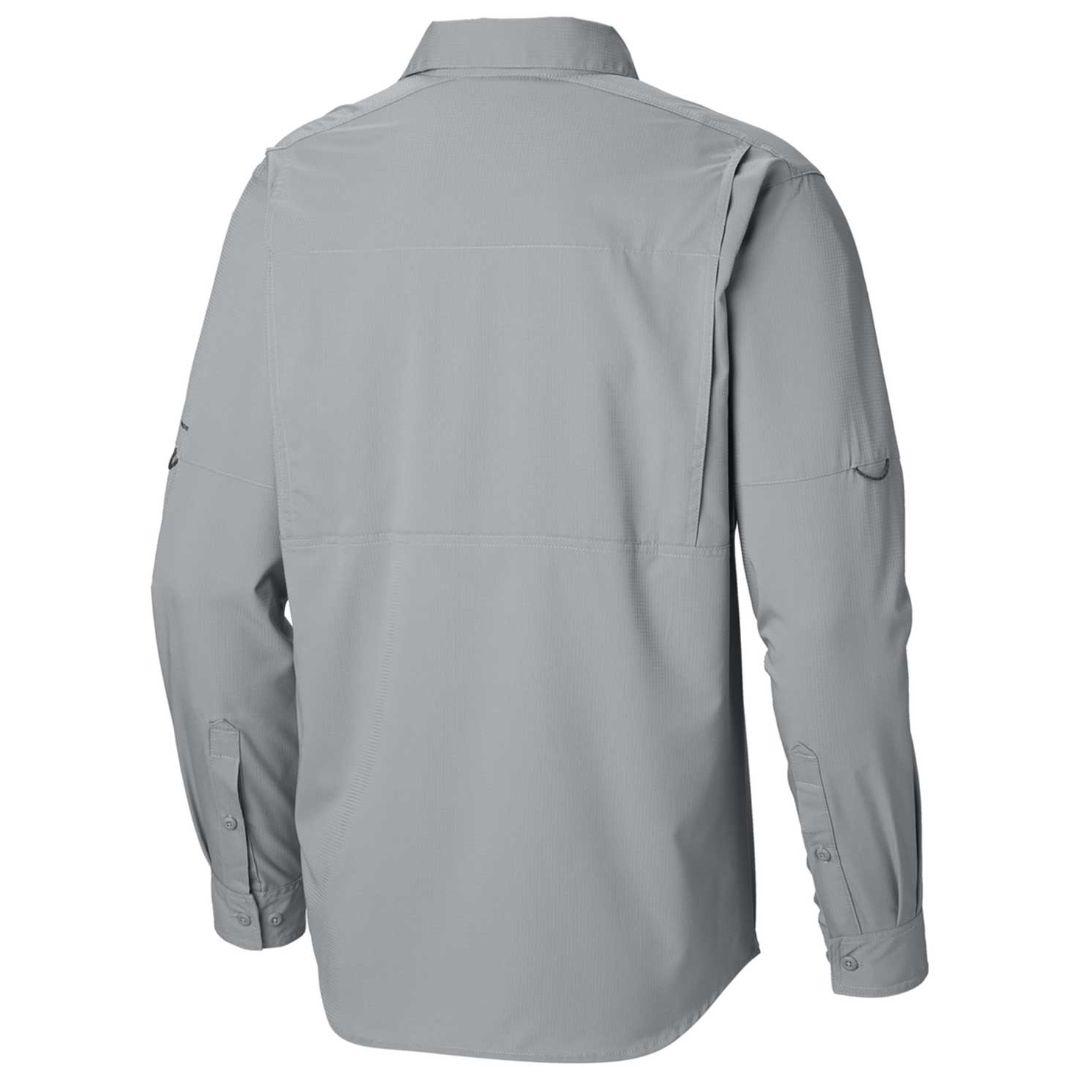 Columbia Men Black Silver Ridge Lite Long Sleeve Shirt (Sun Protection)