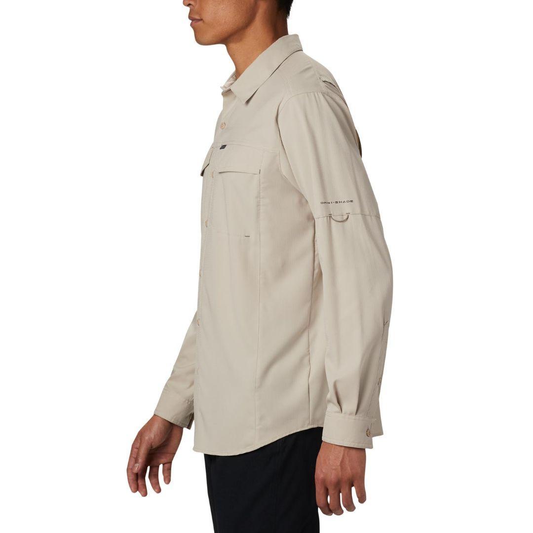 Columbia Men Beige Silver Ridge Lite Long Sleeve Shirt (Sun Protection)