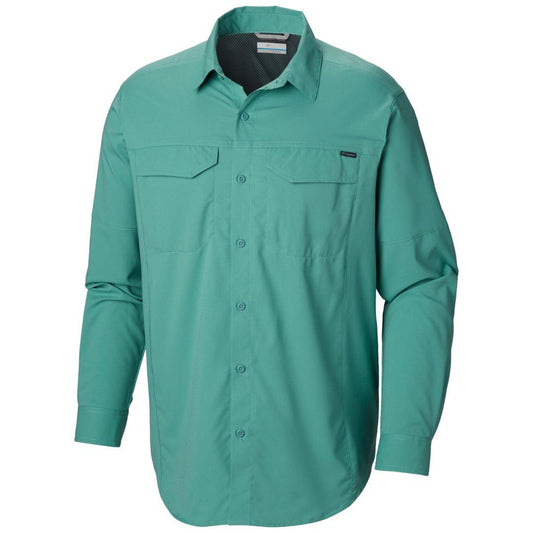 Columbia Men Green Silver Ridge Lite Long Sleeve Shirt