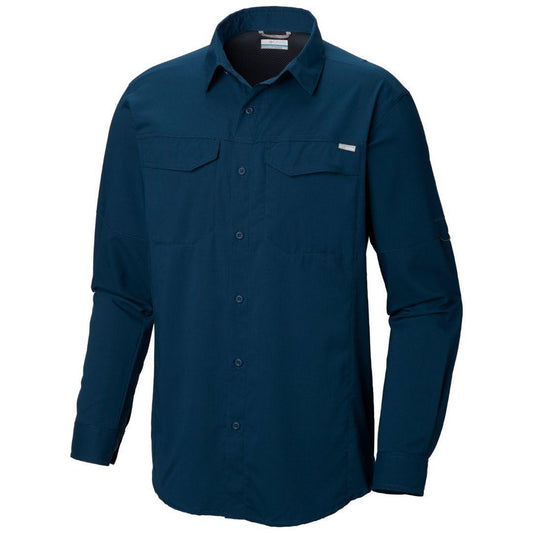 Columbia Men Blue Silver Ridge Lite Long Sleeve Shirt