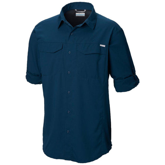 Columbia Men Blue Silver Ridge Lite Long Sleeve Shirt