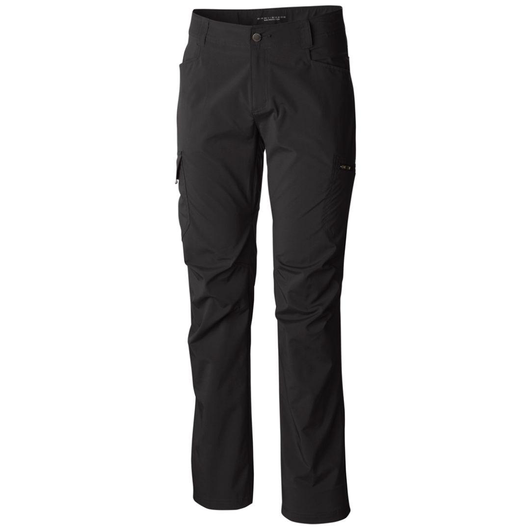 Columbia Men Black Silver Ridge Stretch Pant (Sun Protection)