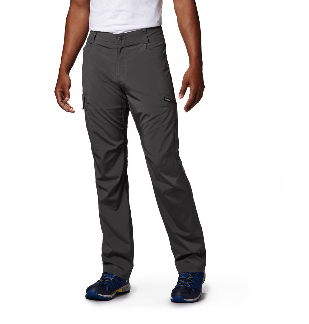 Columbia Men Grey Silver Ridge Stretch Pant (Sun Protection)