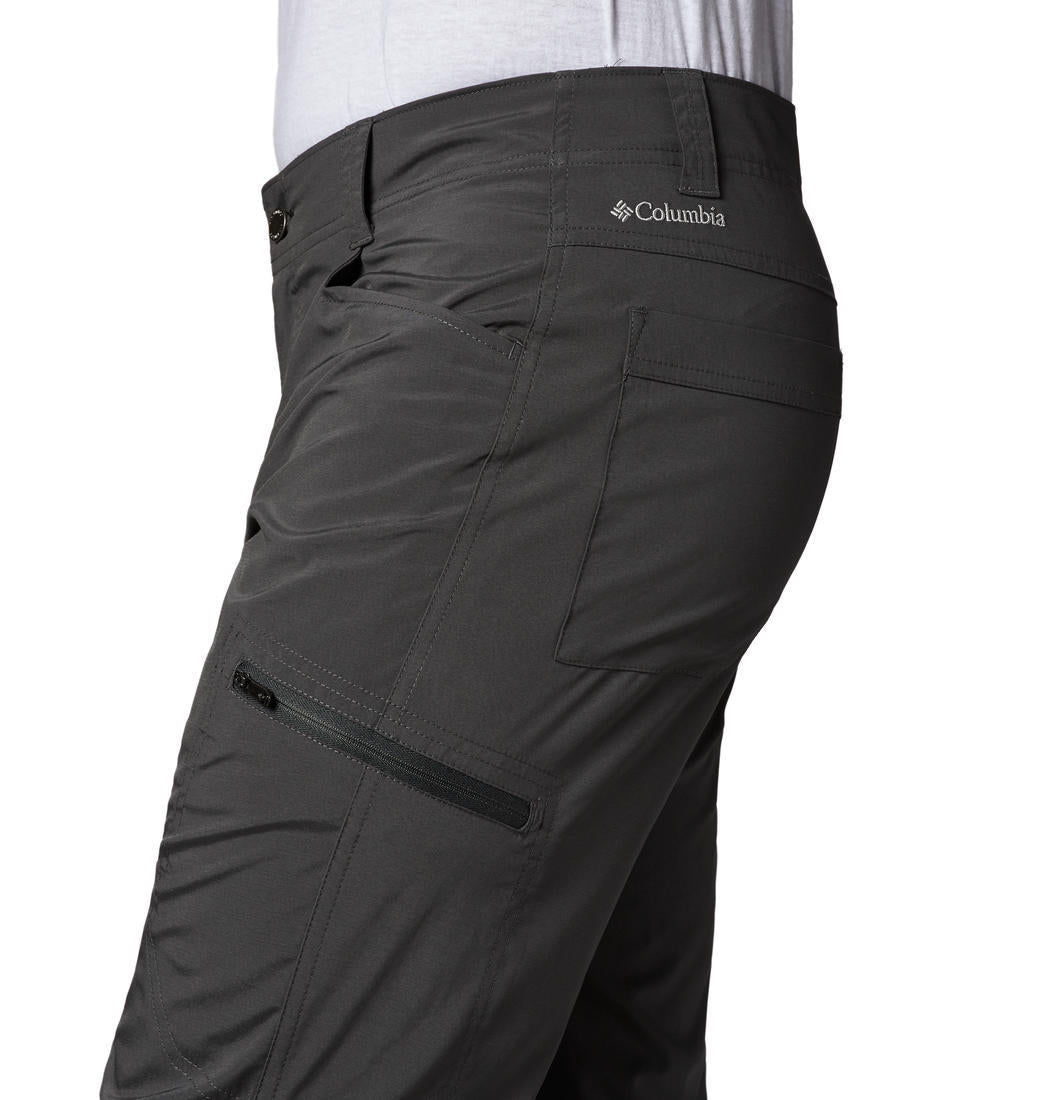 Columbia Men Grey Silver Ridge Stretch Pant (Sun Protection)