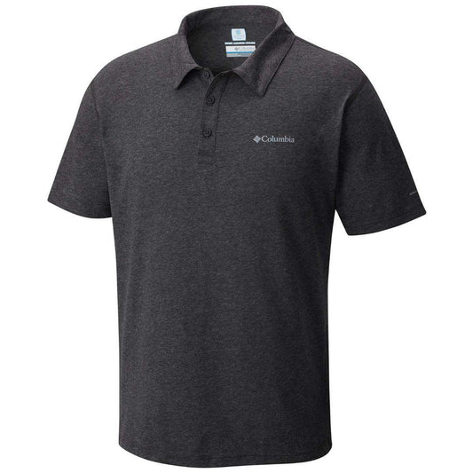 Columbia Men Grey Silver Ridge Zero Polo T-Shirt