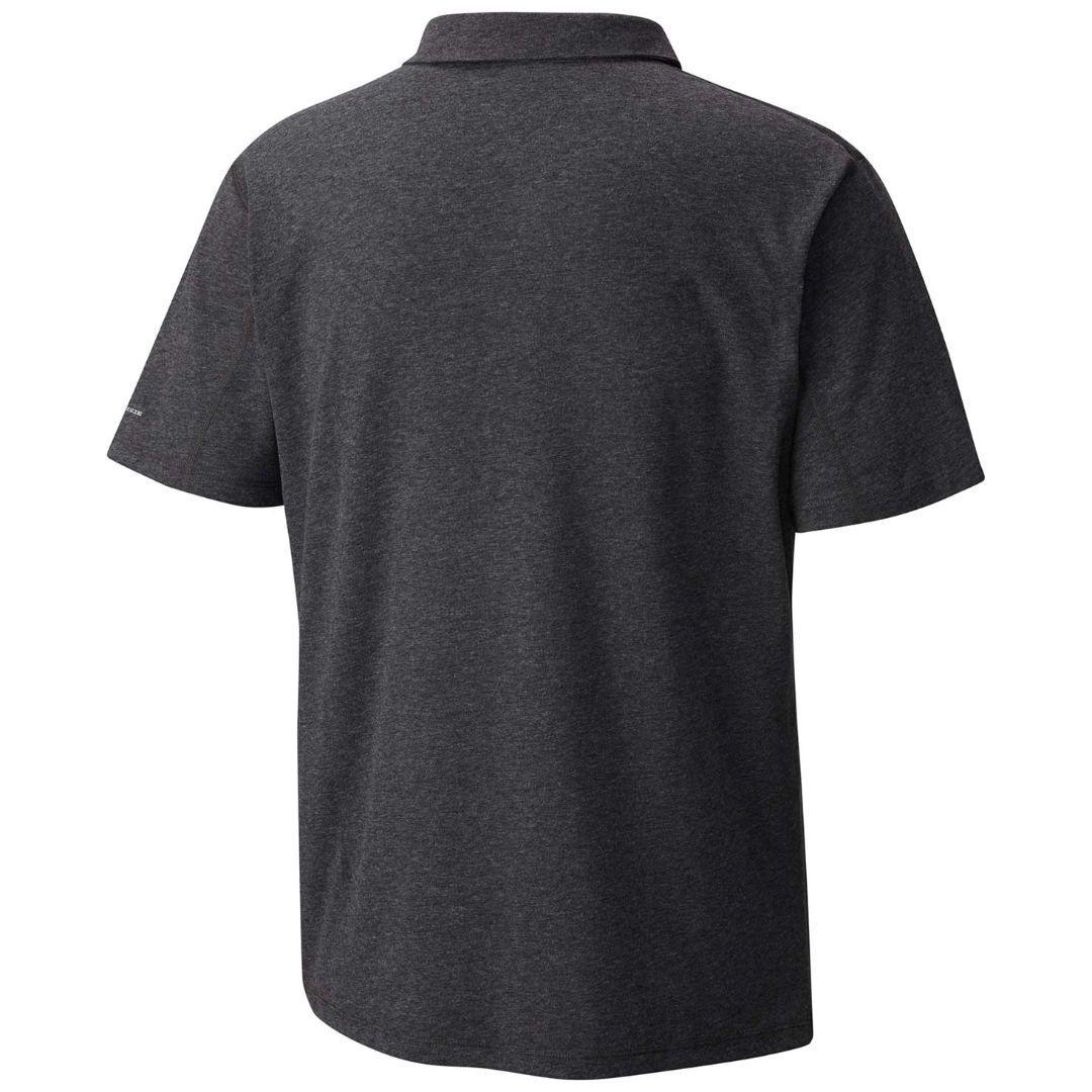 Columbia Men Grey Silver Ridge Zero Polo T-Shirt
