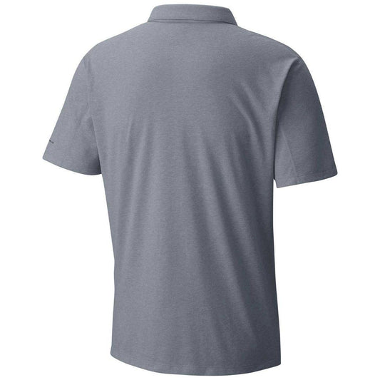 Columbia Men Grey Silver Ridge Zero Polo
