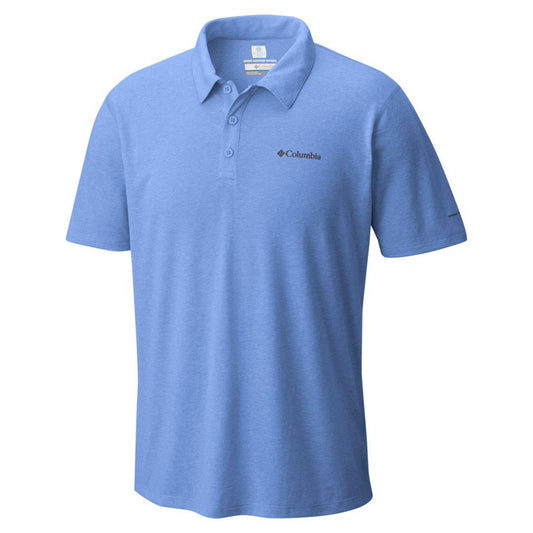 Columbia Men Blue Silver Ridge Zero Polo T-Shirt