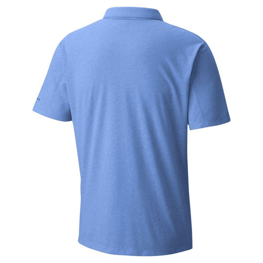 Columbia Men Blue Silver Ridge Zero Polo T-Shirt