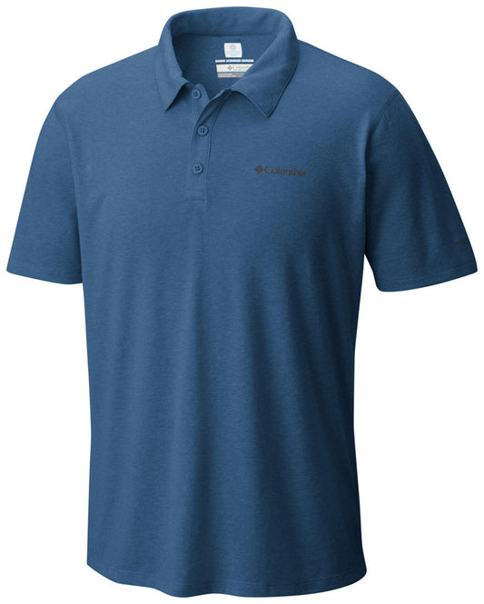Columbia Men Blue Silver Ridge Zero Polo