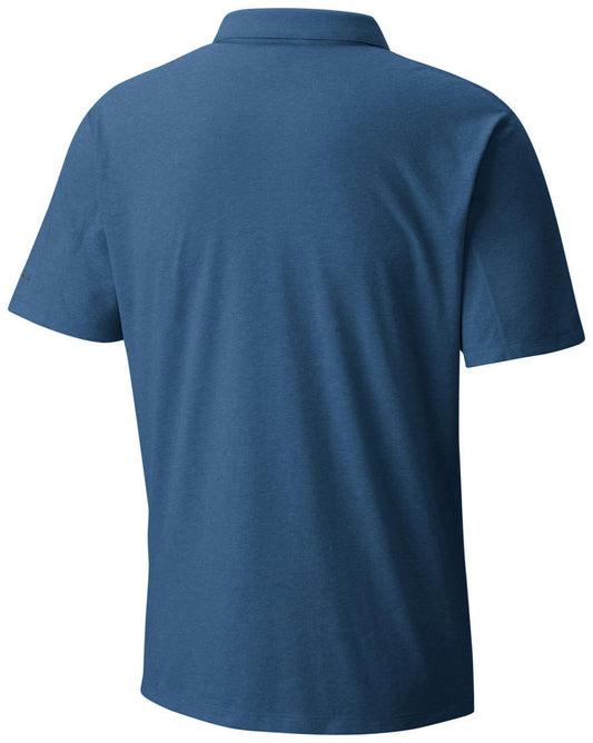Columbia Men Blue Silver Ridge Zero Polo