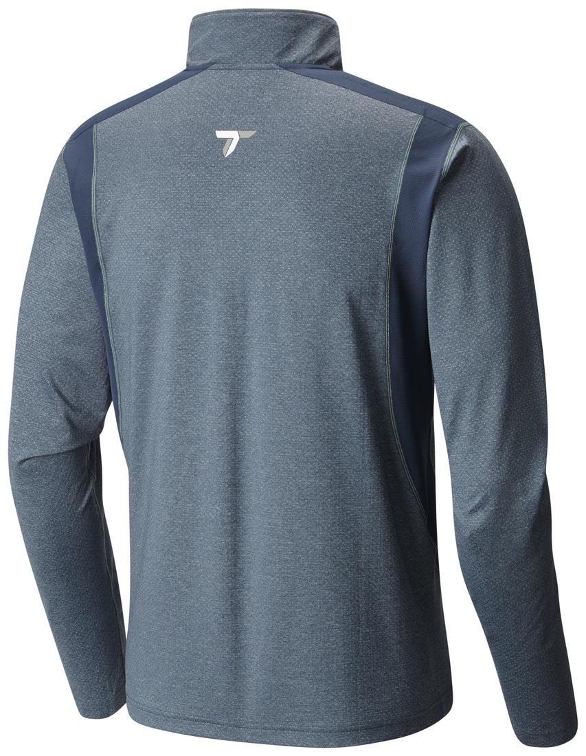 Columbia Men Blue Titan Ice Mens Half Zip