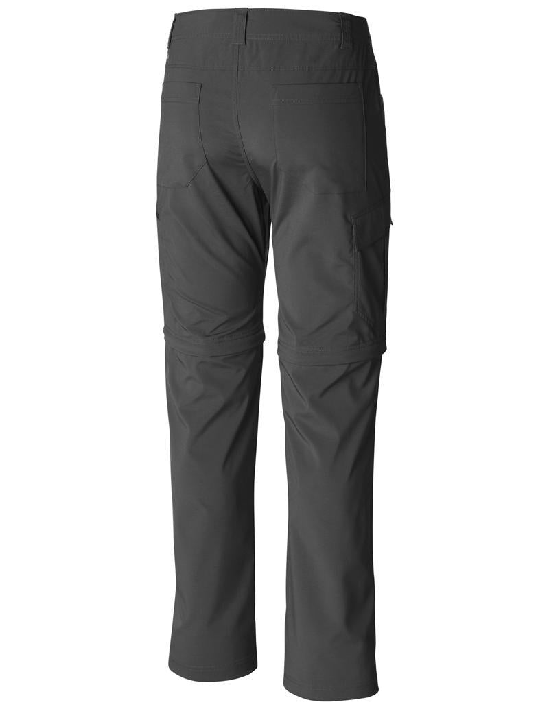 Columbia Men Grey Silver Ridge Stretch Convertible Pant (Sun Protection)