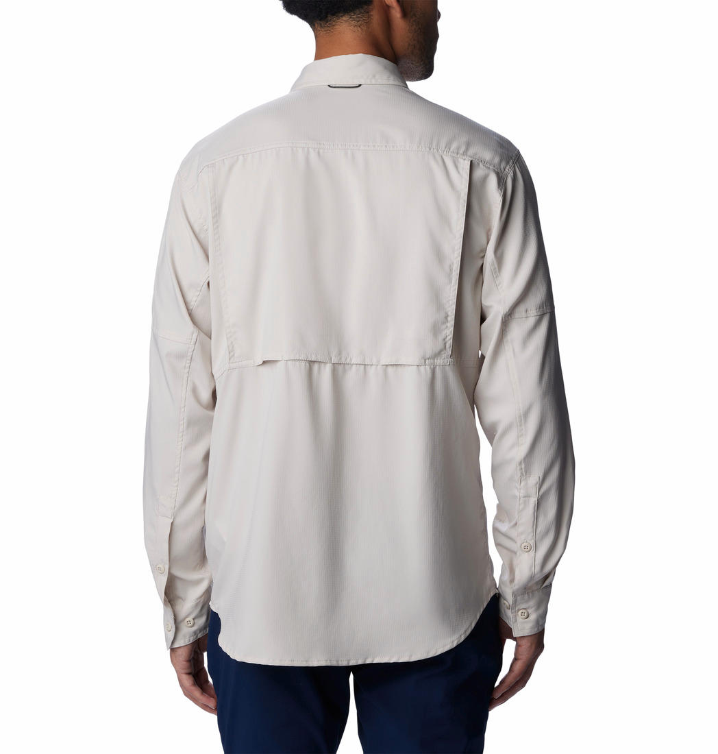 Columbia Men Brown Silver Ridge Utility Lite Long Sleeve (Sun Protection)