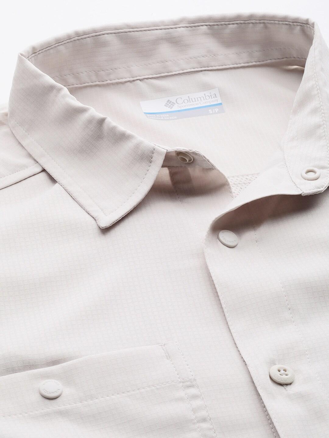 Columbia Men Brown Silver Ridge Utility Lite Long Sleeve (Sun Protection)