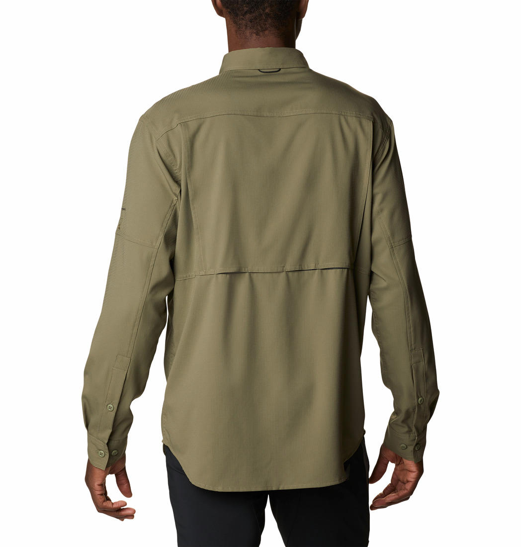 Columbia Men Olive Silver Ridge Utility Lite Long Sleeve Shirts