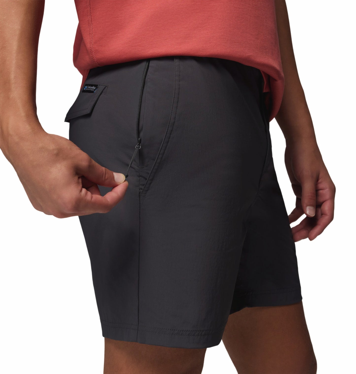 Columbia Men Black Omni-Freeze ROC Lite Short (Plus Size)
