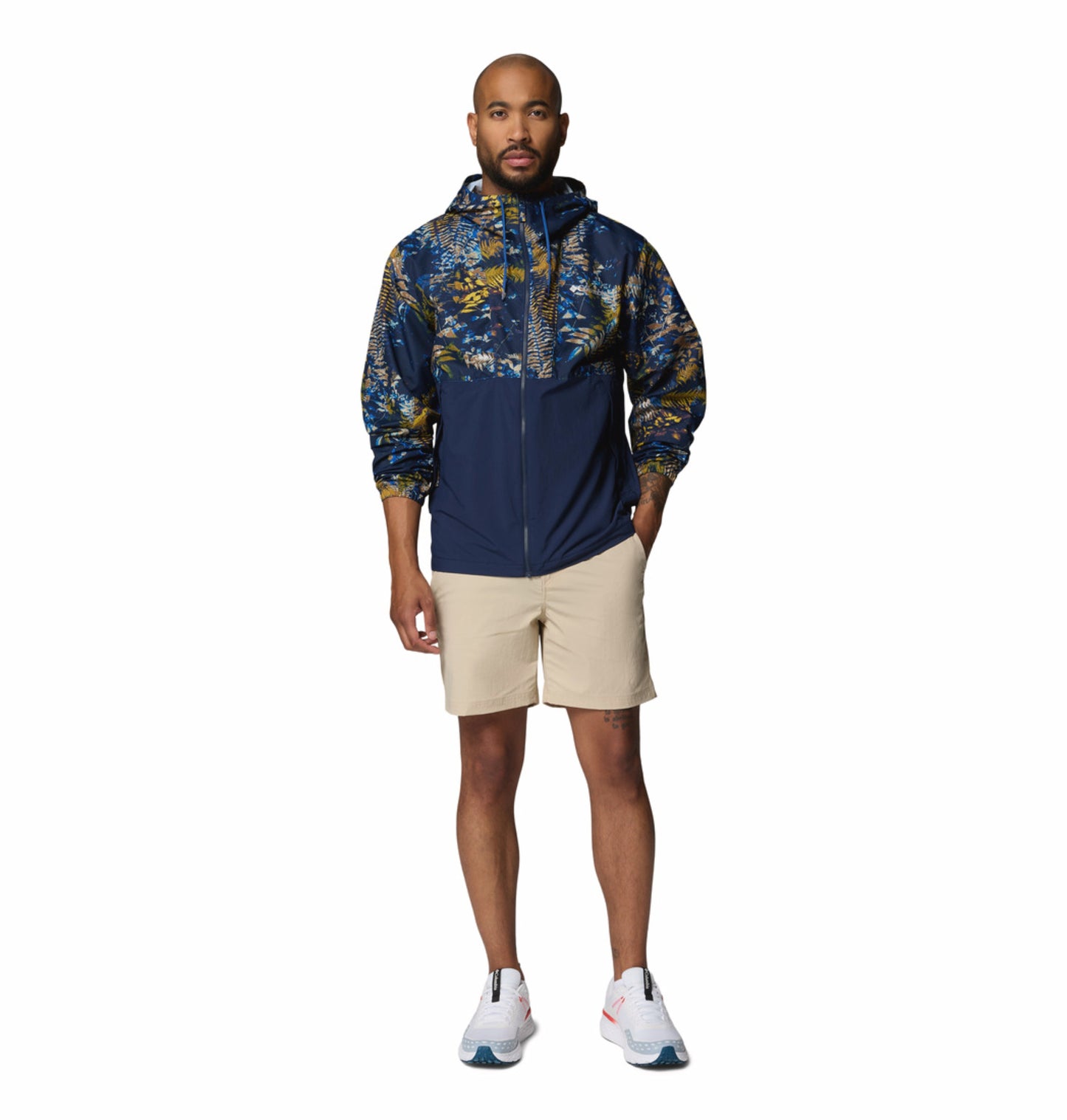 Columbia Men Beige ROC Lite Plus Size Shorts with Omni-Freeze