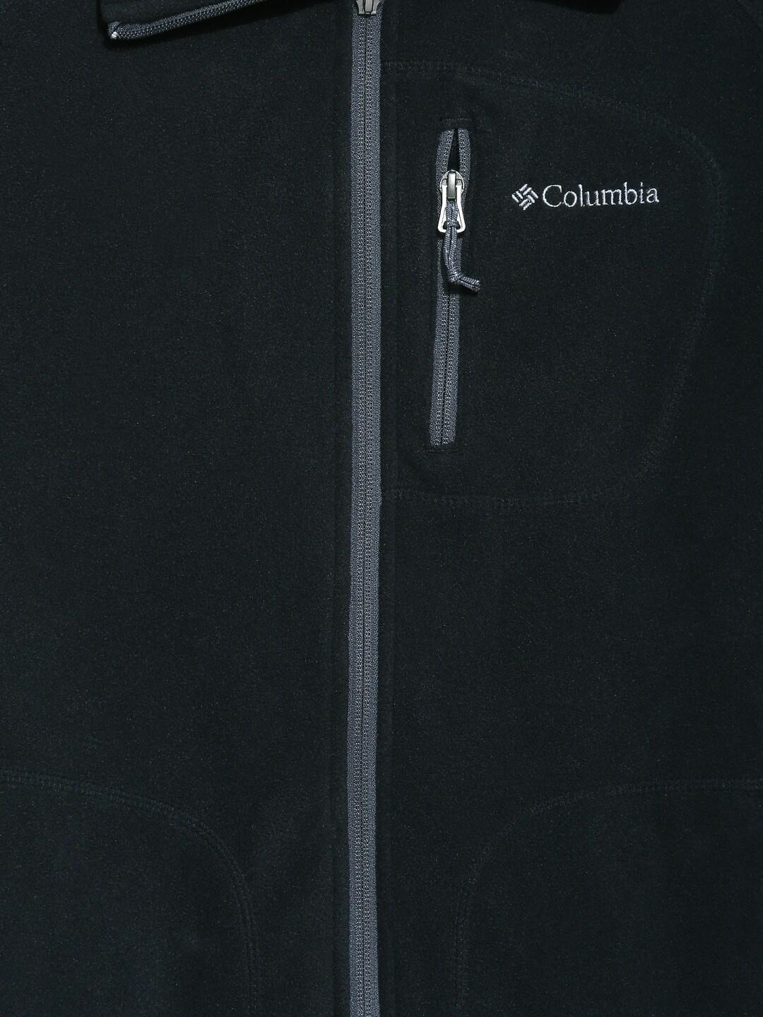 Columbia Men Black Fast Trek II Fleece Jacket