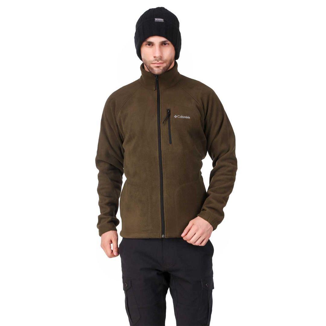Columbia Men Black Fast Trek II Full Zip Fleece Jacket