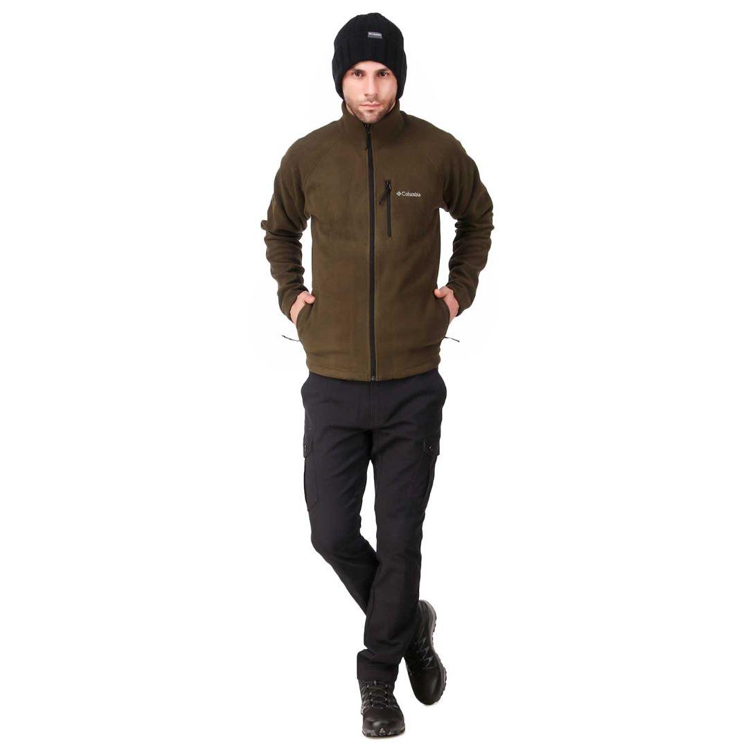 Columbia Men Black Fast Trek II Full Zip Fleece Jacket