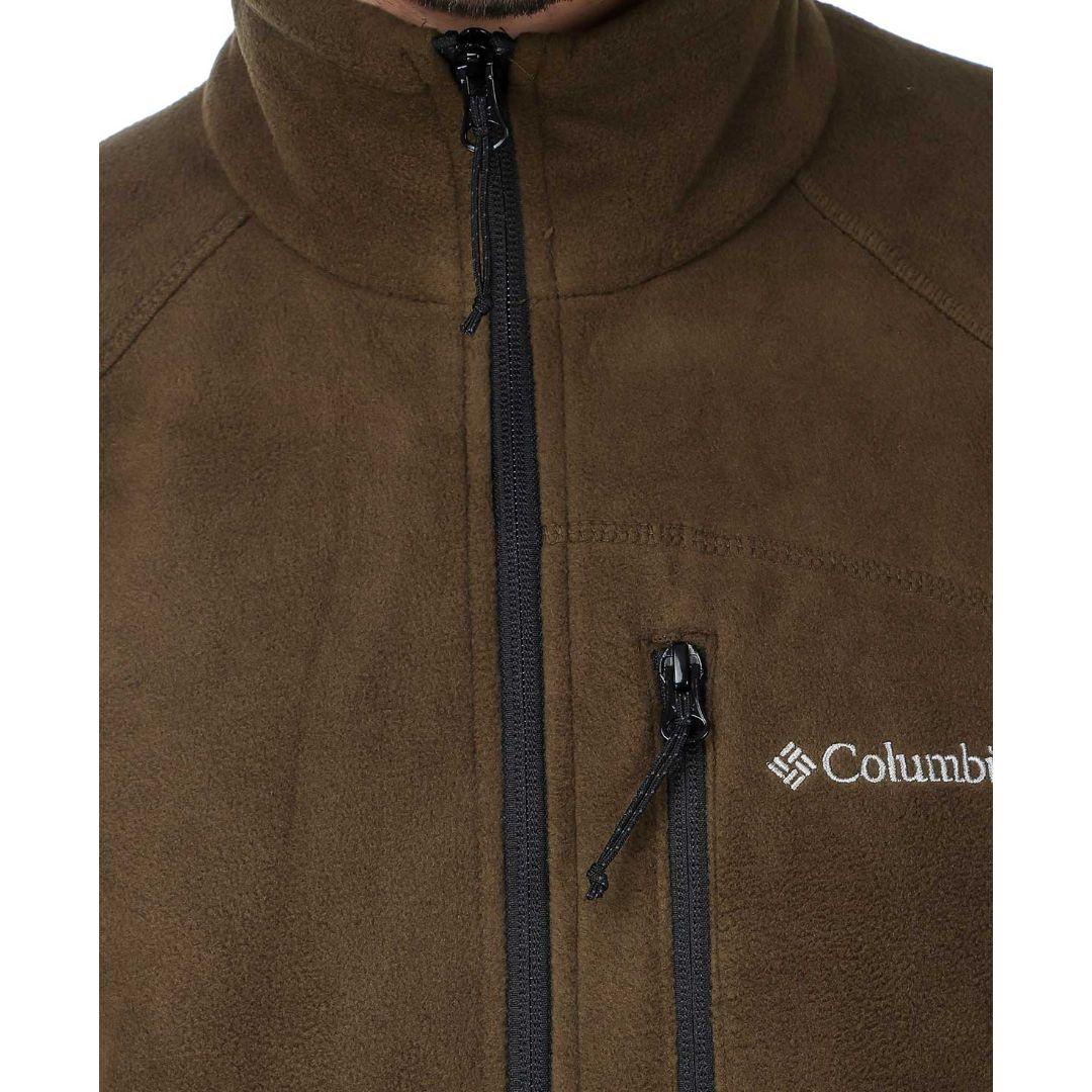 Columbia Men Black Fast Trek II Full Zip Fleece Jacket