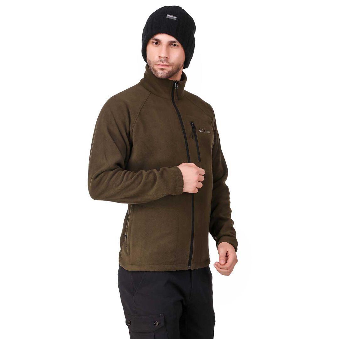 Columbia Men Black Fast Trek II Full Zip Fleece Jacket
