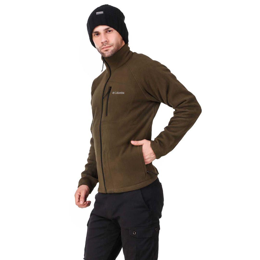 Columbia Men Black Fast Trek II Full Zip Fleece Jacket