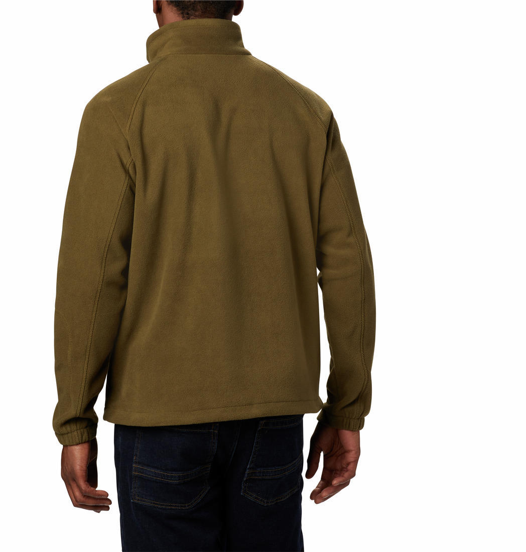 Columbia Men Olive Fast Trek II Full Zip Fleece Jacket