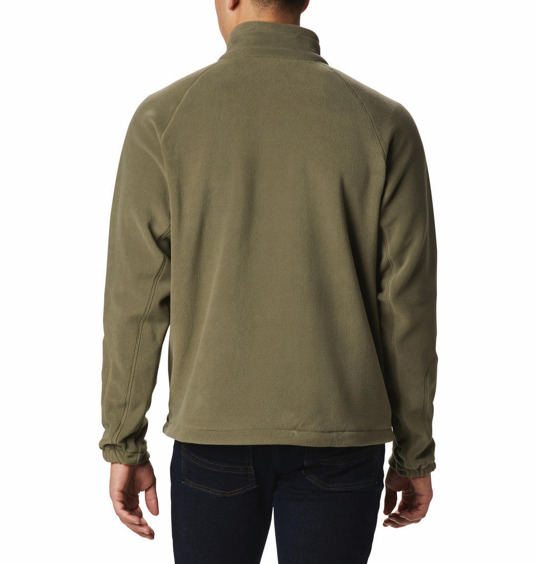 Columbia Men Olive Fast Trek II Full Zip Fleece Jacket