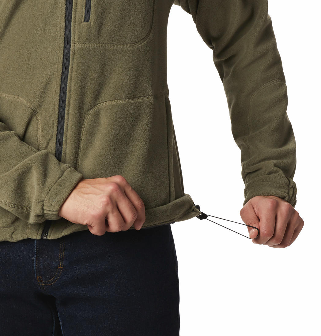 Columbia Men Olive Fast Trek II Full Zip Fleece Jacket