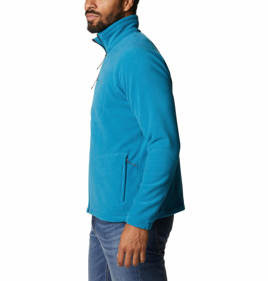 Columbia Men Blue Fast Trek II Full Zip Fleece Jacket
