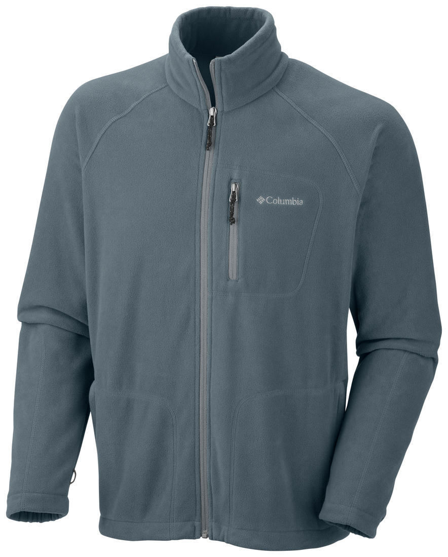 Columbia Men Blue Fast Trek II Full Zip Fleece Jacket