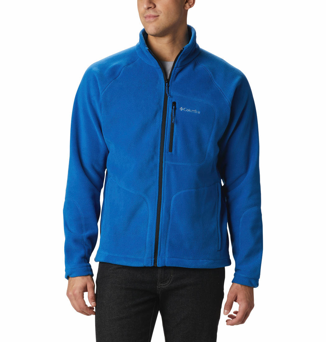 Columbia Men Blue Fast Trek II Fleece Jacket