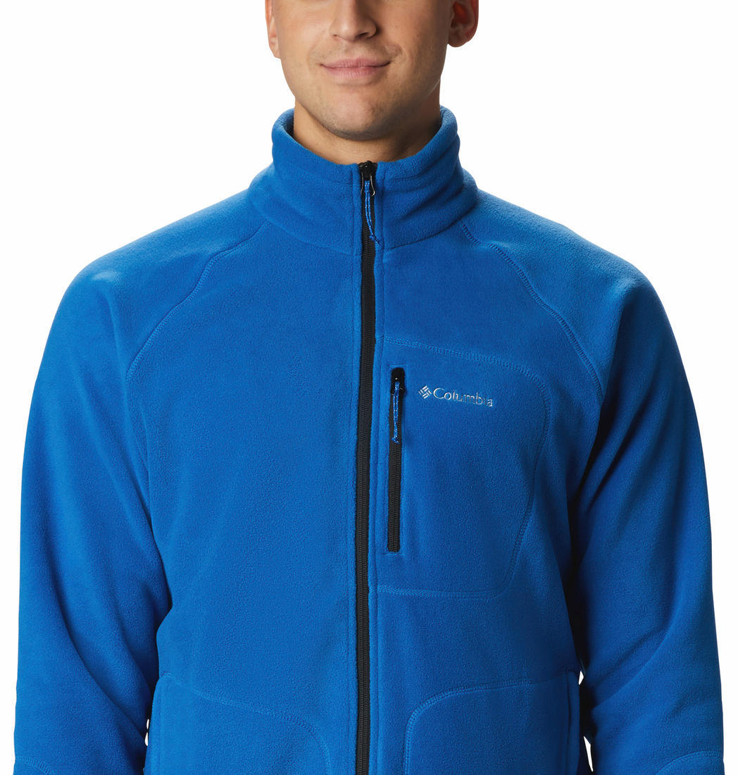 Columbia Men Blue Fast Trek II Fleece Jacket
