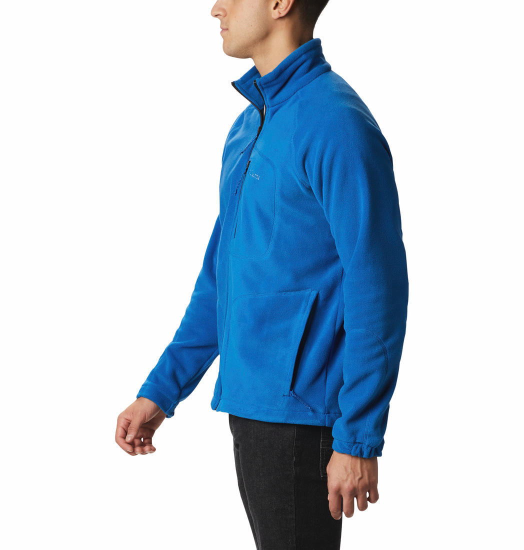 Columbia Men Blue Fast Trek II Fleece Jacket