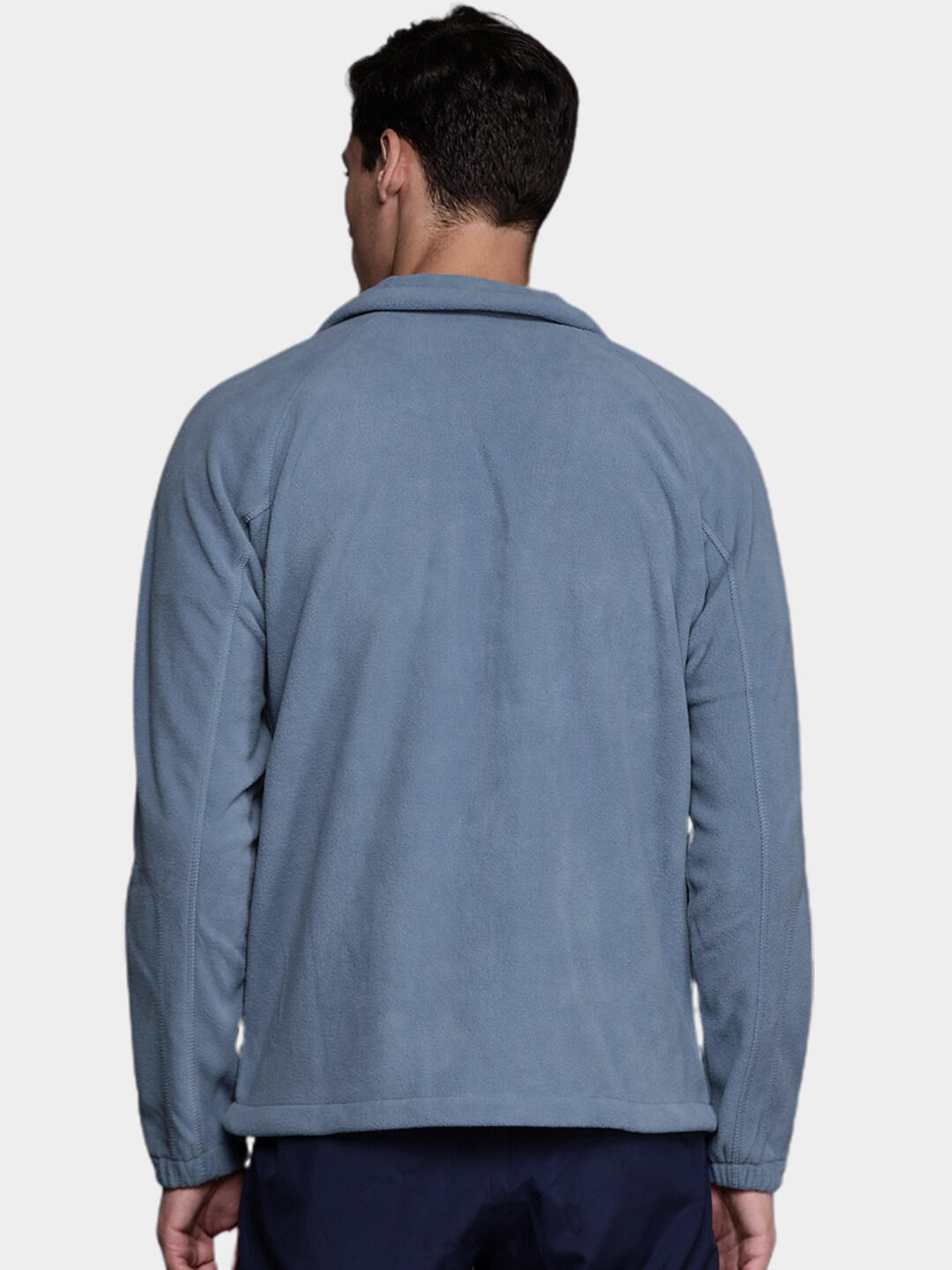 Columbia Men Blue Fast Trek II Full Zip Fleece Jacket