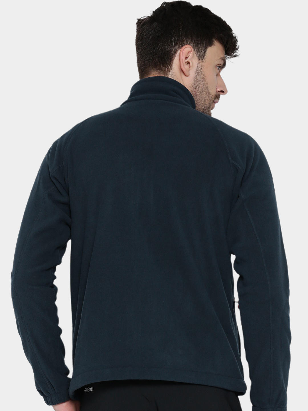 Columbia Men Navy Blue Fast Trek II Full Zip Fleece Jacket