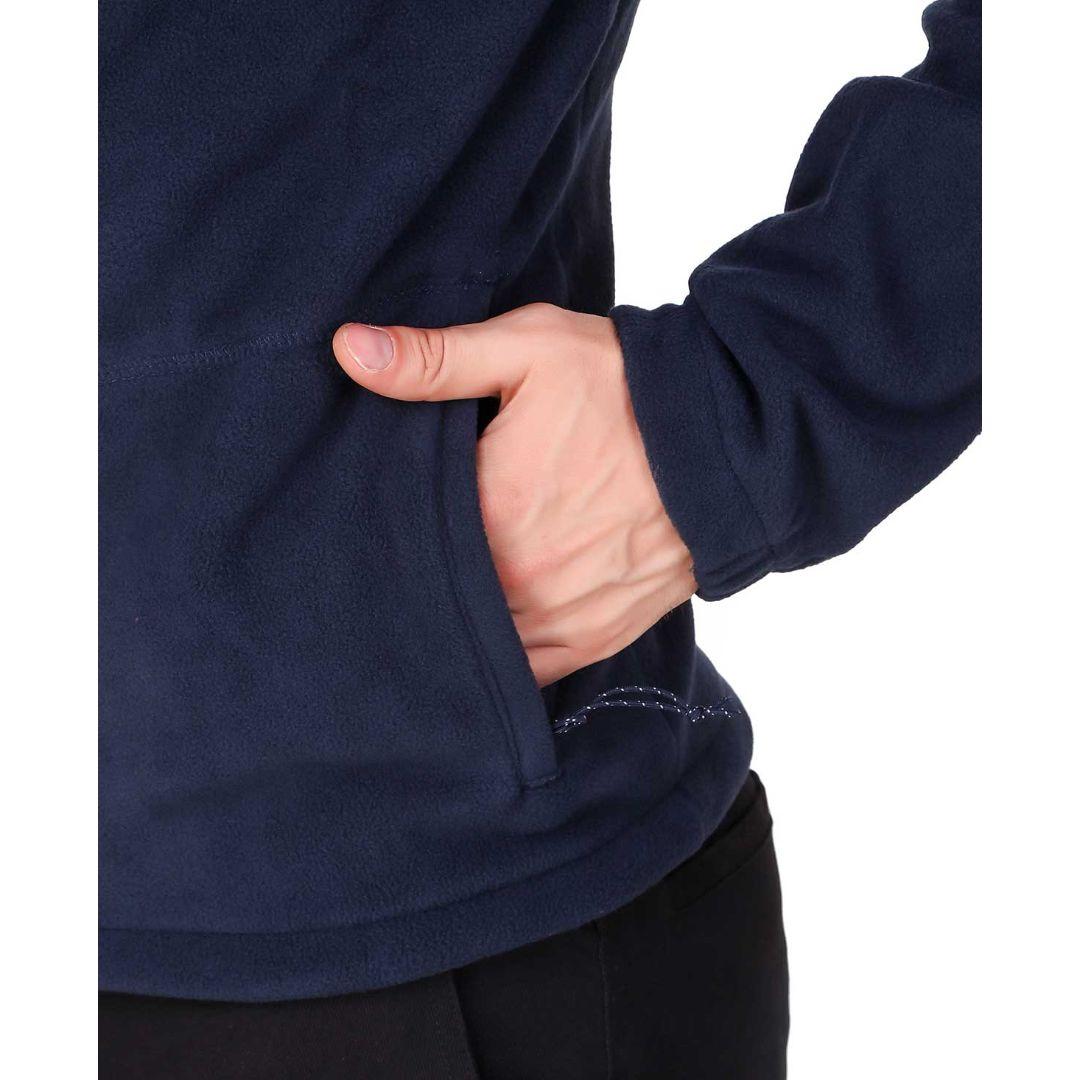 Columbia Men Navy Blue Fast Trek II Full Zip Fleece Jacket