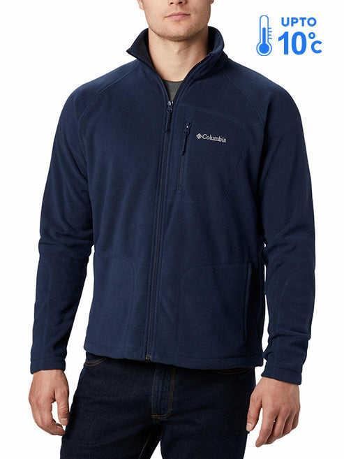 Columbia Men Navy Blue Fast Trek II Fleece Jacket